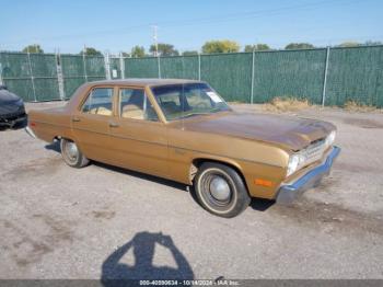  Salvage Plymouth Valiant