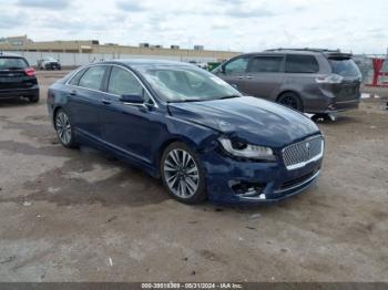  Salvage Lincoln MKZ