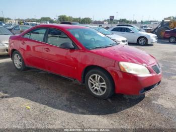  Salvage Pontiac G6