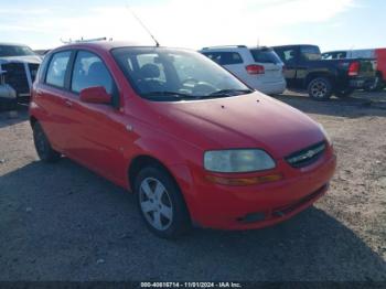  Salvage Chevrolet Aveo 5