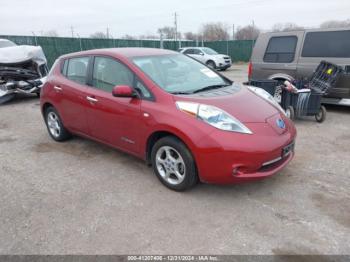  Salvage Nissan LEAF