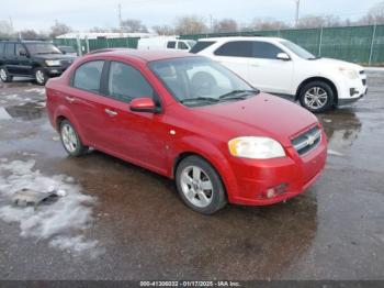  Salvage Chevrolet Aveo