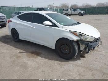  Salvage Hyundai ELANTRA