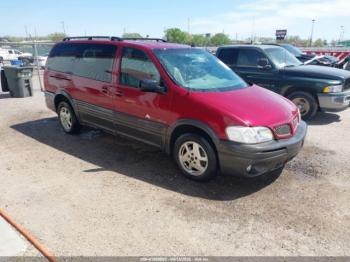  Salvage Pontiac Montana