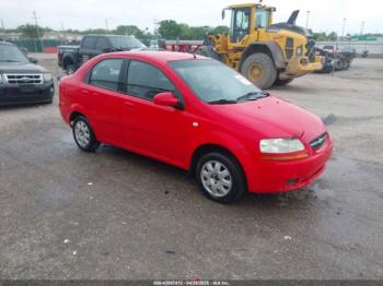  Salvage Chevrolet Aveo