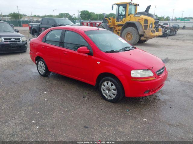  Salvage Chevrolet Aveo