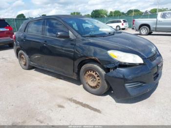  Salvage Toyota Matrix