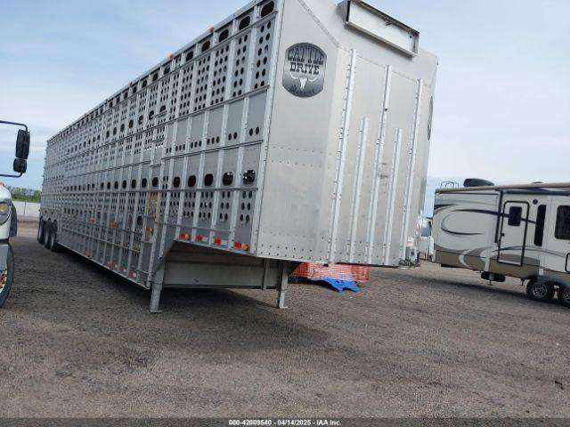  Salvage Merritt Equipment Co Livestock Trailer