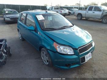  Salvage Chevrolet Aveo