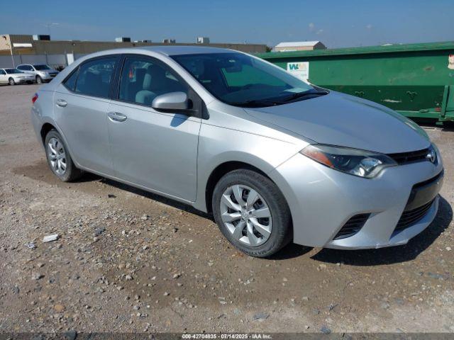 Salvage Toyota Corolla