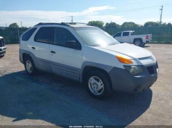  Salvage Pontiac Aztek