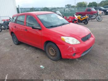  Salvage Toyota Matrix