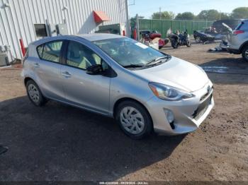  Salvage Toyota Prius c