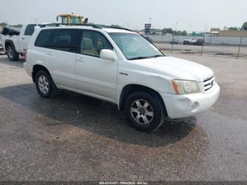  Salvage Toyota Highlander