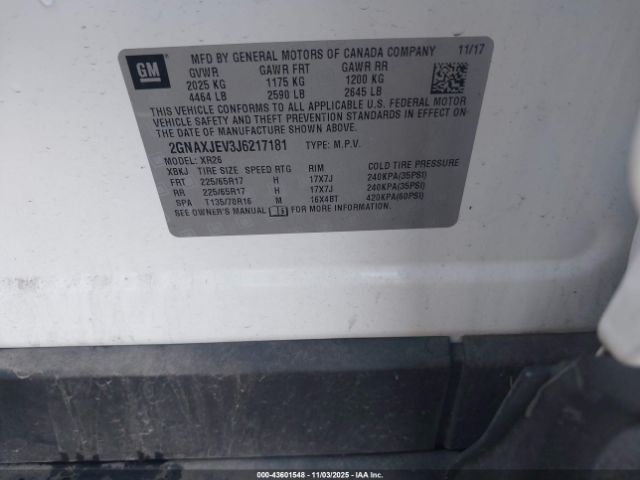 Chevrolet Equinox Lt Image 8