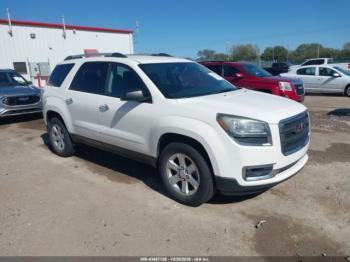  Salvage GMC Acadia