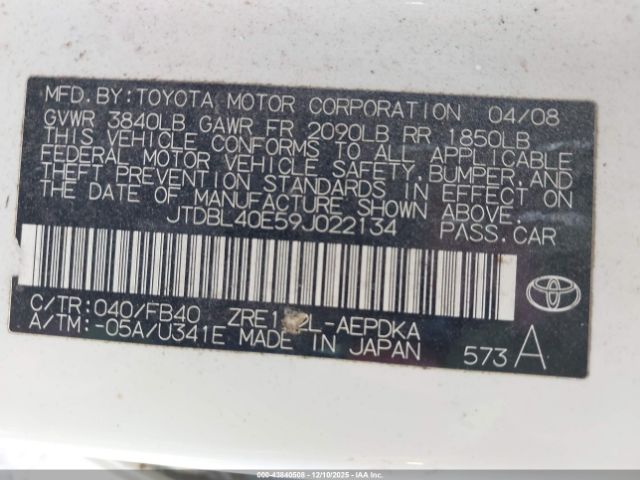 Toyota Corolla Le Image 3