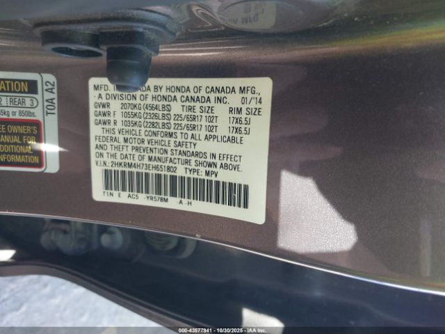 Honda CR-V Ex-l Image 9