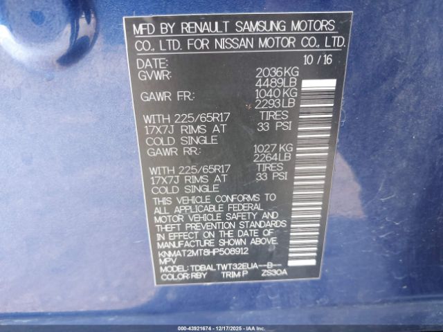 Nissan Rogue Sv Image 9