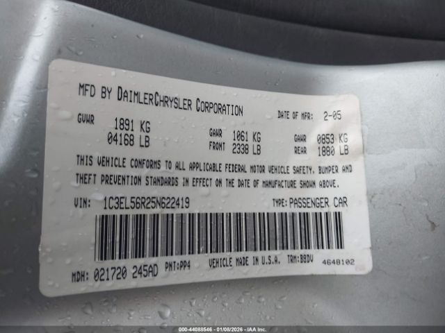 Chrysler Sebring Touring Image 3