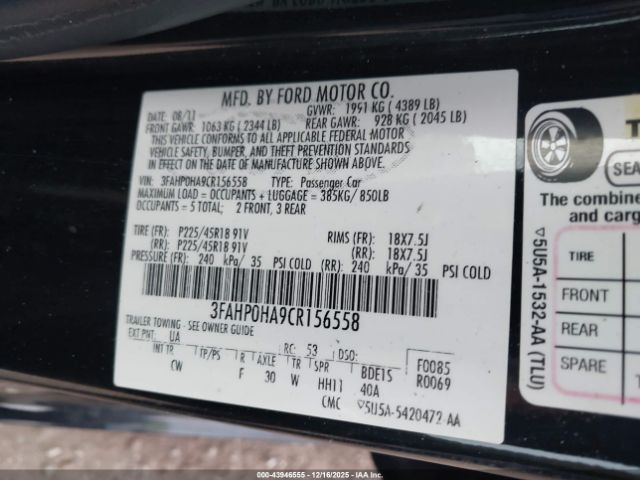 Ford Fusion Se Image 5